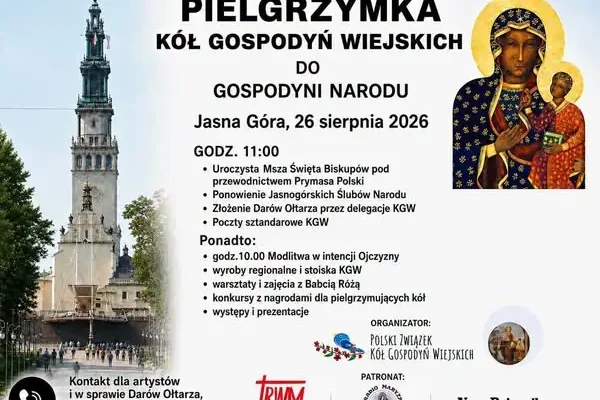 Pielgrzymka do Częstochowy z Łoniowa – 26 sierpnia 2026