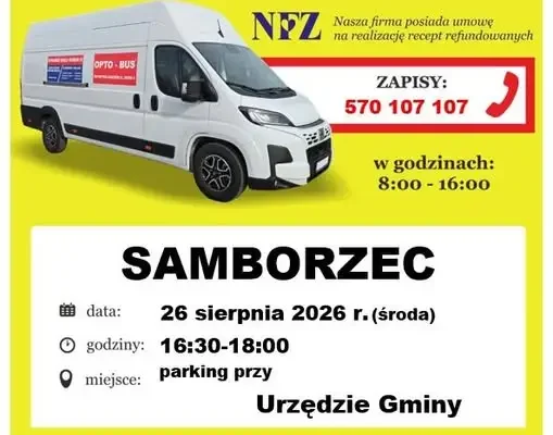 Bezpłatne badanie wzroku w Opto-Busie w Samborcu – już w środę!