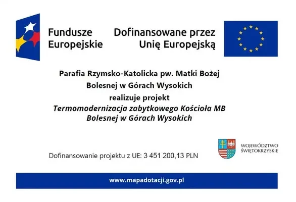 Parafia w Górach Wysokich modernizuje zabytkowy kościół za unijne fundusze