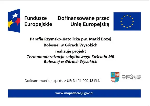 Parafia w Górach Wysokich modernizuje zabytkowy kościół za unijne fundusze