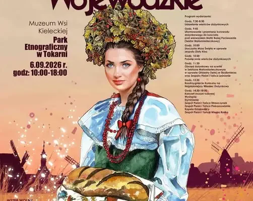 Powiat Sandomierski zaprasza na Świętokrzyskie Dożynki Wojewódzkie w Tokarni