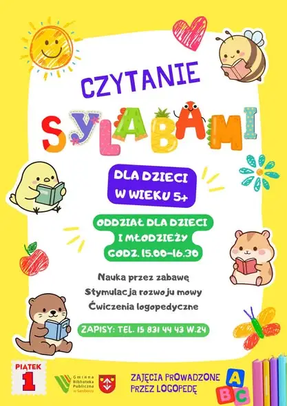 Piątki z Biblioteką w Samborcu – nowy cykl zajęć dla dzieci