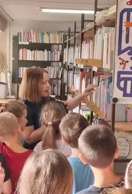 Pierwszoklasiści z Sandomierza odkrywali tajniki biblioteki