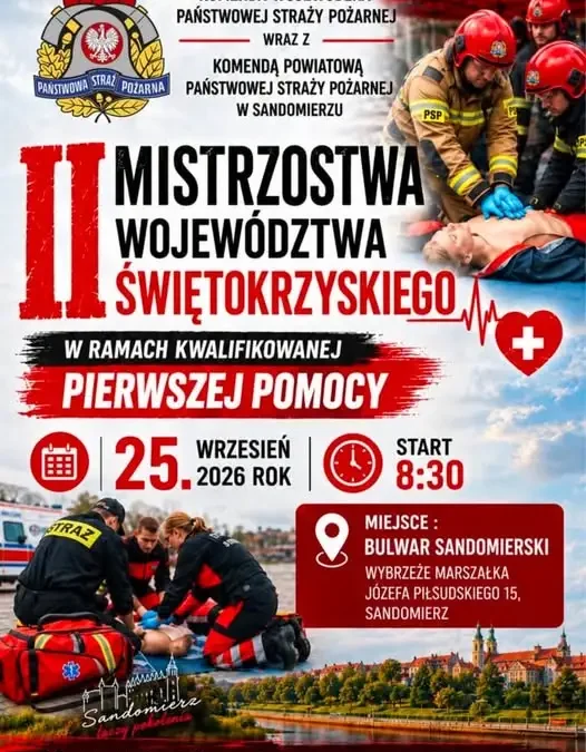 Sandomierz: strażacy powalczą o mistrzostwo województwa w kwalifikowanej pierwszej pomocy