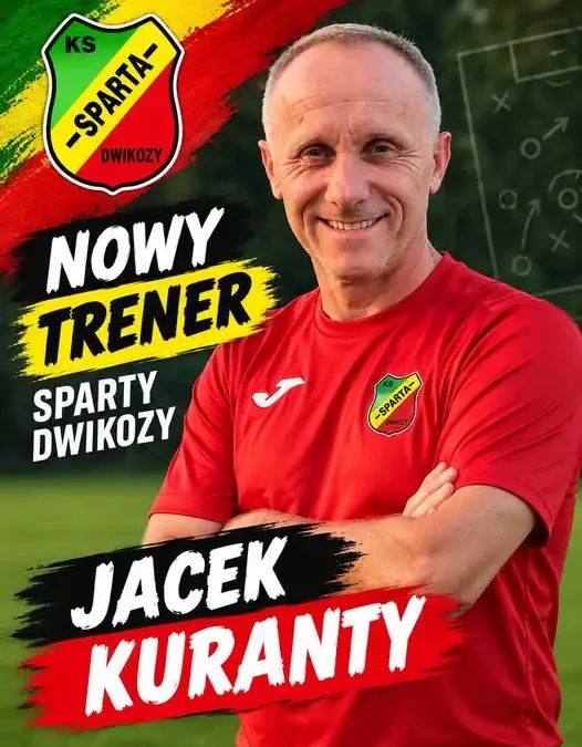 Jacek Kuranty nowym trenerem Sparty Dwikozy