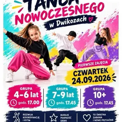 Zajęcia taneczne dla dzieci w Dwikozach – ruszają już 24 września