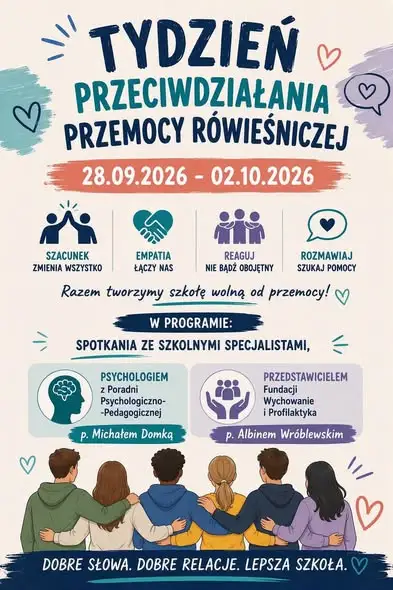 Szkoła Podstawowa nr 4 w Sandomierzu włącza się w Tydzień Przeciwdziałania Przemocy Rówieśniczej