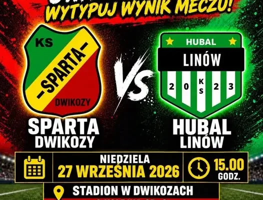 Sparta Dwikozy zaprasza do typowania wyniku meczu 6. kolejki A-klasy