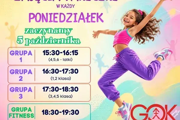 Zajęcia taneczne w GOK Łoniów – harmonogram i nabór uczestników