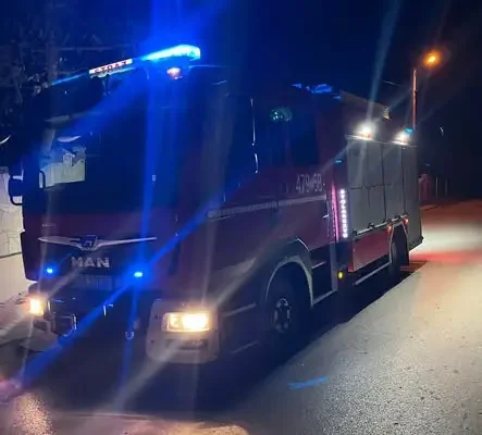 Plama oleju na drodze powiatowej w Bilczy i Światnikach – akcja strażaków