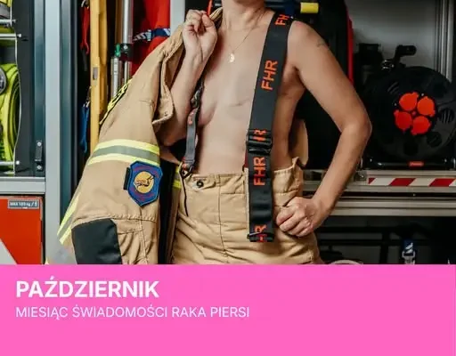 Różowy Październik: Strażaczki z OSP przypominają o profilaktyce raka piersi