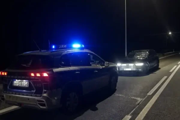 Tragiczny poranek na DK9 w Pechowie. Nie żyje potrącony pieszy