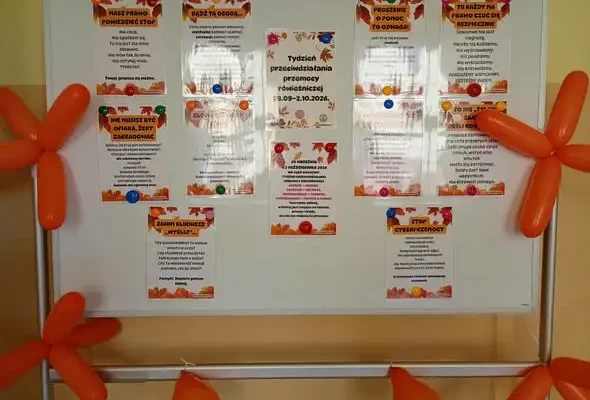 Tydzień Przeciw Przemocy w szkole – gazetki i hasła na drzwiach