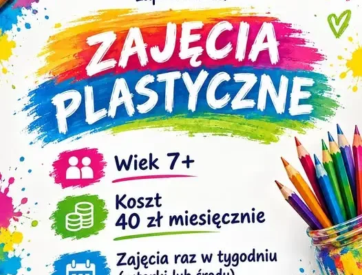 Zajęcia plastyczne dla dzieci w Dwikozach – trwają zapisy
