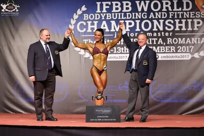 Katarzyna Dudek z LKS Sandomierz trzecia na mistrzostwach świata w fitness zawodowców