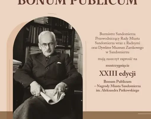 XXIII edycja Bonum Publicum w Sandomierzu – nagroda im. Aleksandra Patkowskiego