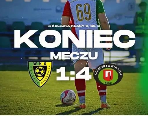 Klimontowianka II Klimontów wygrywa na wyjeździe z Polesiem Wiązownica 4:1