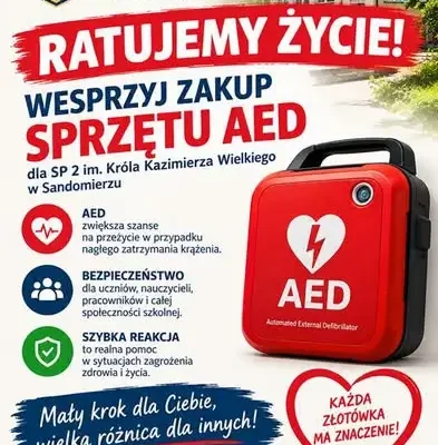 Kiermasz jabłkowy w Sandomierzu – zbierają na defibrylator dla szkoły