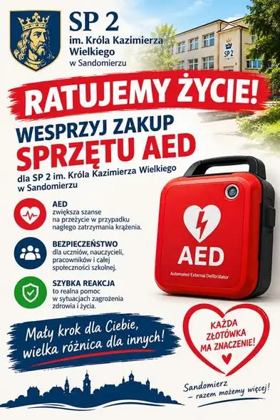 Kiermasz jabłkowy w Sandomierzu – zbierają na defibrylator dla szkoły