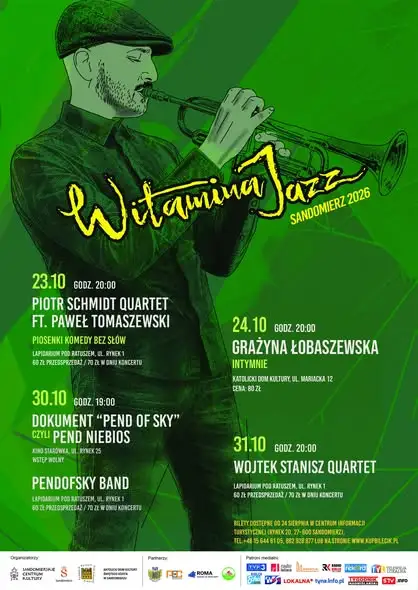 Witamina Jazz 2026 w Sandomierzu – gwiazdy, terminy i bilety