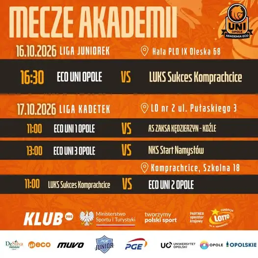 Akademia Eco Uni Opole przed kolejnymi meczami w lidze OZPS