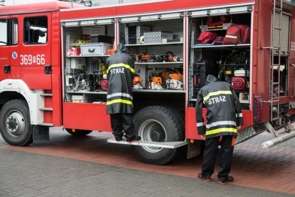 Strażacy z Obrazowa oddali hołd tragicznie zmarłym kolegom z Niska